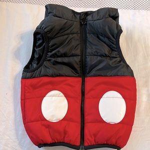 Disney Mickey puffer vest. kids XS